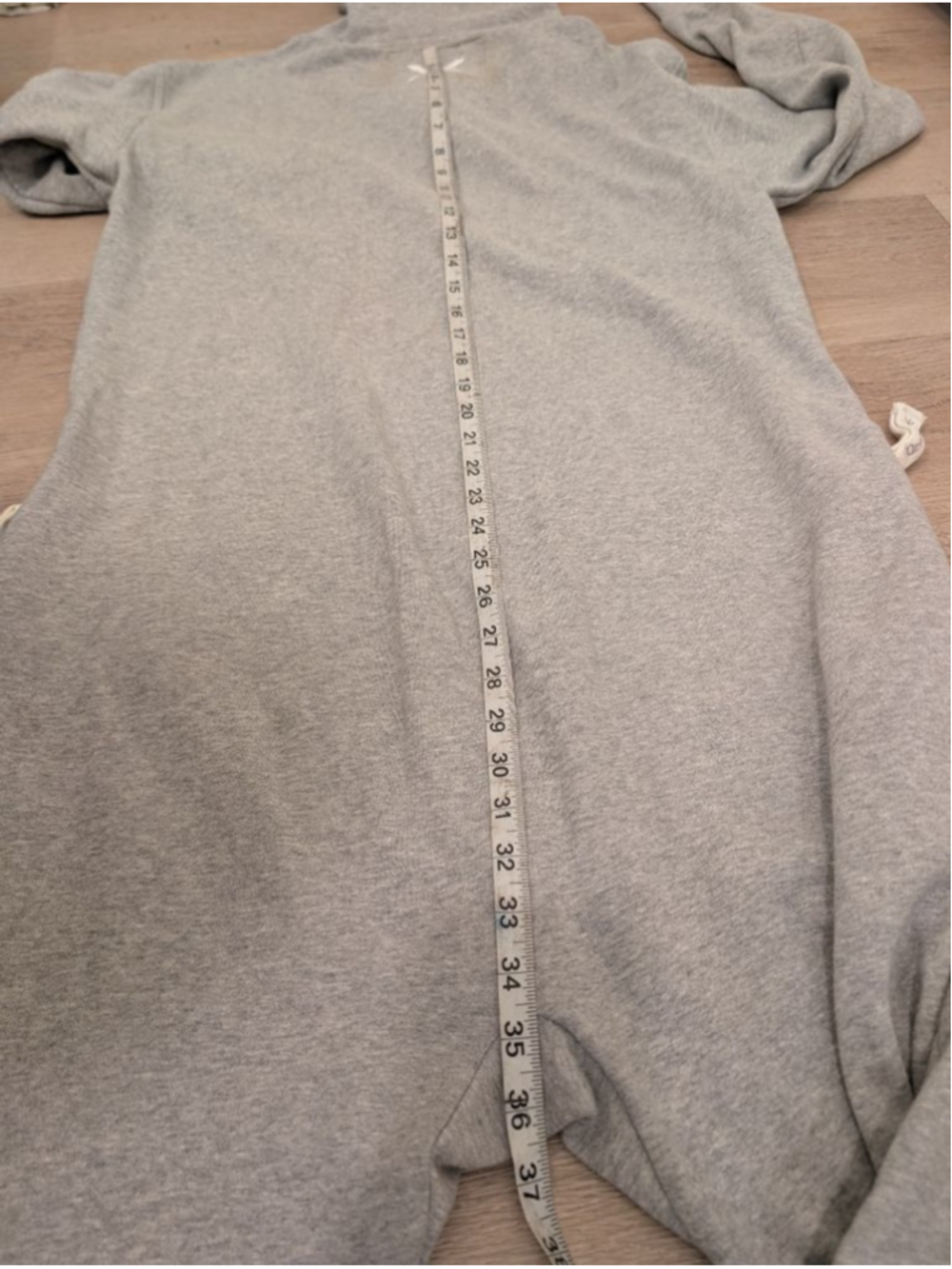 The Norwegian Original OnePiece Gray Full-Zip Hooded Jumpsuit L Airport Outfit - Picture 9 of 10